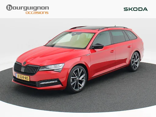 Skoda Superb Combi 1.5 TSi 150 Pk Automaat Sportline Business | Panoramadak | Trekhaak | Virtual Cockpit | Adaptive Cruise | Camera | LED | 19 Inch | 53.466 Km!