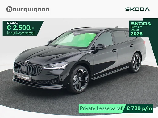 Skoda Superb Combi Sportline Business 1.5 TSI PHEV 204 PK | Panoramadak | Head-up display | Trekhaak | 360 camera | Stoelverwarming vóór en achter