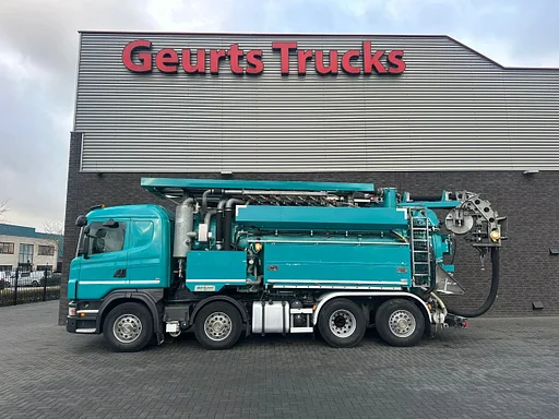 Scania G480 LB 8X2 6MNA ZUIG/SPOEL COMBI MET WATERRECYCLING