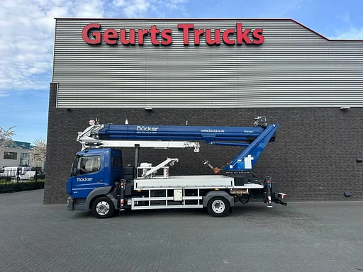 Mercedes-Benz Atego 816 4X2 BB BOCKER AK37/4000 + JIB MONTAGEKRAN/DACHDECKERKRAN/ROOFCRANE/KRAAN/KRAN/GRUA