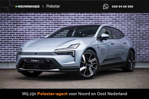 Polestar 4 Long Range Single engine 100 kWh Pilot | Plus | | Adaptive cruise control + Pilot assist | Lane change assist | 360 camera | Harman Kardon Premium Sound | Head-up display | Pixel Led koplampen + adaptief grootlicht | Elektrisch bedienbare achterklep with voetsensor | 12-voudig verstelbare stoelen | Elektrisch verstelbare rugleuning achter | | Stoel + stuurwielverwarming | verwarmde achterbank | 22kw AC Laden | 21" LM |