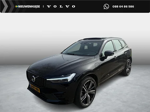 Volvo XC60 Recharge T6 AWD R-Design | navigatie | Schuif-/Kanteldak | Head-Up Display | 360 macchina fotografica | auto da rimorchio | Adaptieve Cruise Control | Harman Kardon Audio | Stoel-/Stuurverwarming | Gelamineerd Glas Rondom | Park Assist | Memory | Elek. Stoelen | Zitverlenging | Dodehoekdetectie | 21" LM