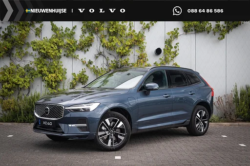 Volvo XC60 T6 Plug-in hybrid AWD Essential | Adaptieve Tempomat | Stoel + Stuurverwarming | Dode Hoek detectie | 19 Inch obręcze | Nordico Interieur | Getint Glas Achter