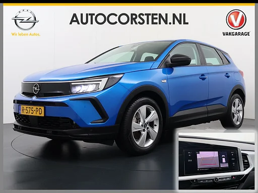 Opel Grandland 1.6T 225PK PHEV AUT-8 Nieuwe-Model Navi Ecc Apple Carplay Android Auto 360°Camera Adaptieve cruise control Pdc Plug-In Hybride DAB+ Lane Assist Stuur Verwarming Led Keyless Digitaal dashboard 1st owner original Nederlandse Auto New Model € 40.000 - nieuw!