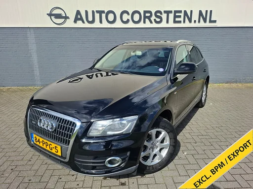 Audi Q5 2.0T 180pk Quattro bőr Pano tető vontatóautó Navi Ecc Sebességtartó automatika Pdc Pro Line Bluetooth Isofix xenon Licht-/regensensor eredeti Nederlandse Auto Export Handel *Exclusief BPM*