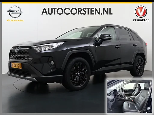 Toyota RAV 4 2.5I 218PK Hybrid AUT. Leder Apple Carplay Android Auto Navi Dual Ecc JBL®-Audio Adap.Cruise camera Business Plus Keyless Elek.Achterklep heated seats Elek.Stoel Lane Assist Wifi Led LMV 18" Regensensor DAB 1er propietario original Nederlandse Auto