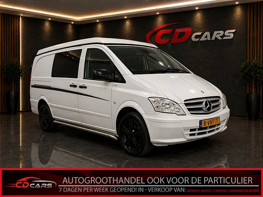 Mercedes-Benz Vito Buscamper 116 CDI 320 Lang Clima, Cruise control, Slaapplaats, Radio, Hefdak, Keuken, Trekhaak