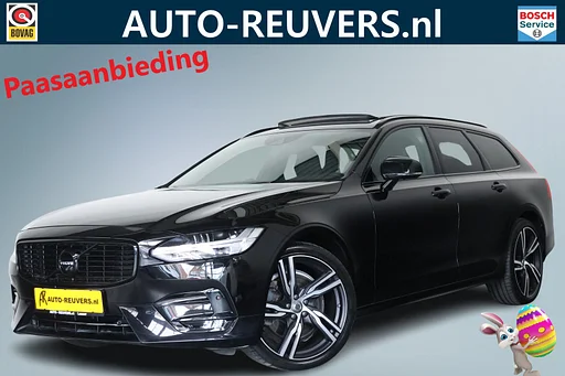 Volvo V90 2.0 D5 AWD R-Design Panorama / Opendak / HUD / Leder / B&W / Pilot Assist