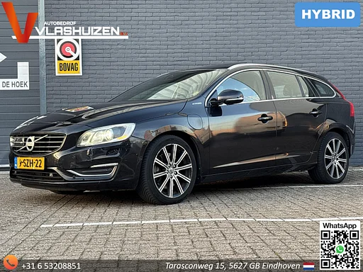 Volvo V60 2.4 D6 AWD Plug-In Hybrid Summum | Schuif/Kanteldak | Leder | Cruise | aria condizionata | Navi | PDC |