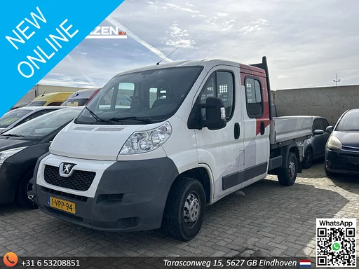 Peugeot Boxer 333 2.2 HDI L2 DC 7P. MOTOR DEFECT | €2.950,- NETTO | Bijrijdersbank | Open Laadbak |
