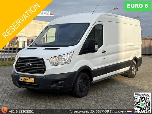 Ford Transit 310 2.0 TDCI L3H2 Trend Euro 6 | € 5.650,- NETTO! | Bijrijdersbank | Cruise | Airco | Trekhaak |