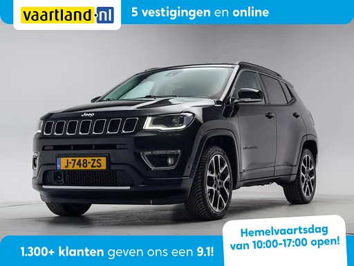 Jeep Compass 1.3 T 150pk Limited Aut. [ xenon Winterpack Half-leder Navi Apple/Android camera ]
