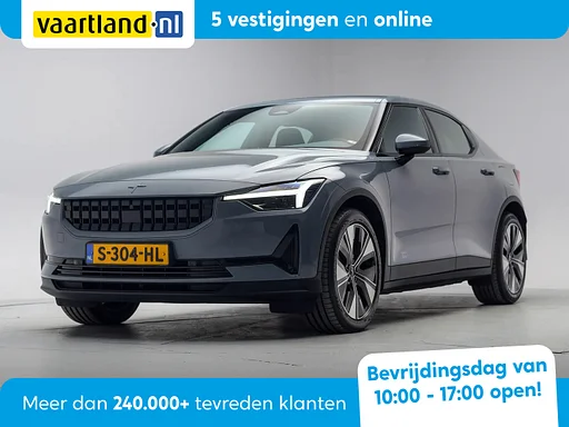 Polestar 2 Long Range Single moteur 78 kWh 3-fase [ Panorama LED appareil photo Navi ]
