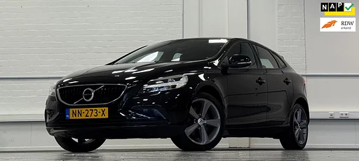 Volvo V40 2.0 T3 Nordic+ 100% konserwacja handlowiec hak holowniczy Navi LED Half/leer Mooi!