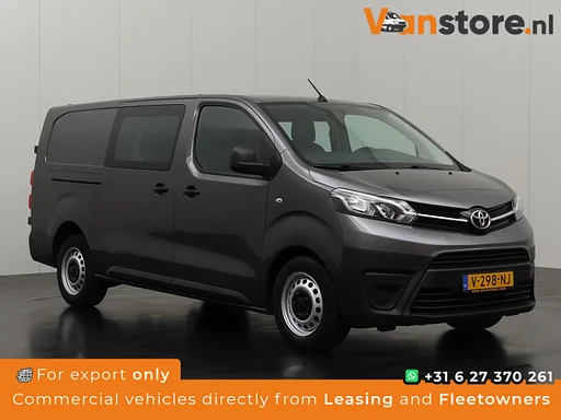 Toyota ProAce 2.0 D-4D Cool Comfort Long Dubbele Cabine | 6-Persoons | Airco | Leder | Cruise | trekhaak