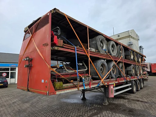 General Trailer SMB - DISC Stapel van 5  3-assige Platte Trailer – Lucht vering - Schijfremmen - 32 Ton – 2003