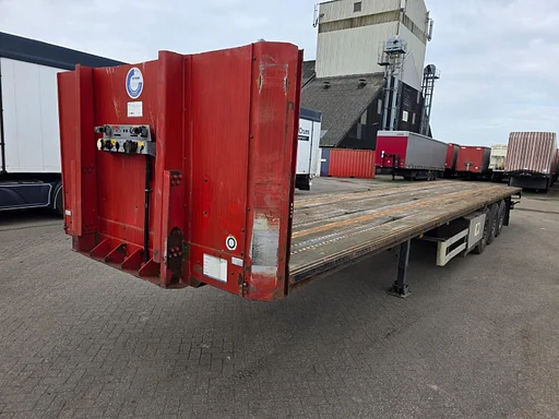 Vanhool SAF - Disc Van Hool 3-assige platte oplegger - SAF - Schijfremmen - Luchtvering - 2008