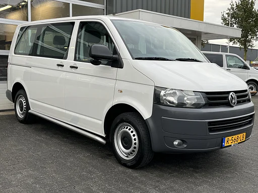 Volkswagen T5 Transporter Kombi 2.0 TDI DSG automatico L1H1 BTW en BPM vrij aria condizionata Cruise Control PDC Marge1 ° proprietario Ideaal voor conversione naar rv Euro 5 station wagon Tourer Passenger Groepsvervoer Taxi