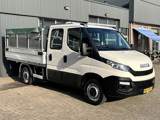 Iveco Daily 35S11D 2.3 DC 7 persoons 3500kg trekgewicht Airco Euro 5 Pick-up Open laadbak Bakwagen 1e eiegenaar P-up