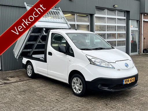Nissan e-NV200 Business 40 kWh Elektrische Kipper Openlaadbak met Airco Cruise controle Telefoonverbinding 2-Persoons Kieper Pick-up P-up Ex gemeente