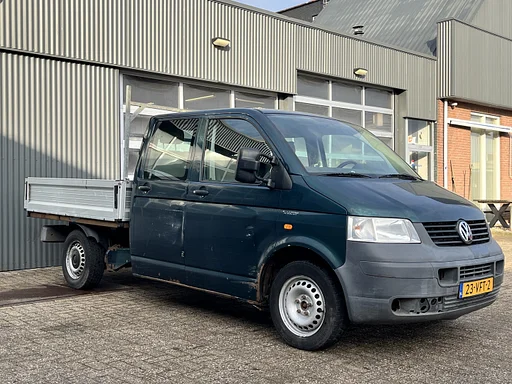 Volkswagen Transporter 2.5 TDI 340 4Motion DC Openlaadbak Pick-up 4x4 Trekhaak 2500kg trekgewicht 5-Persoons Euro 4 Koppeling lawaai !!