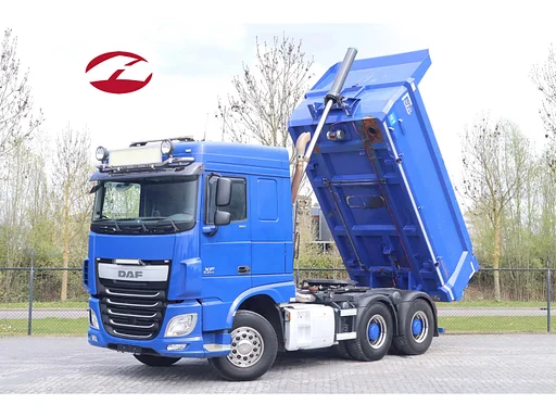 DAF XF 510 6X4 | TRACTOR + TIPPER | RETARDER