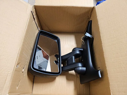 Buitenspiegel electrisch nieuw links zwart ongespoten Opel Movano A Renault Nissan 93181034 8200032374
