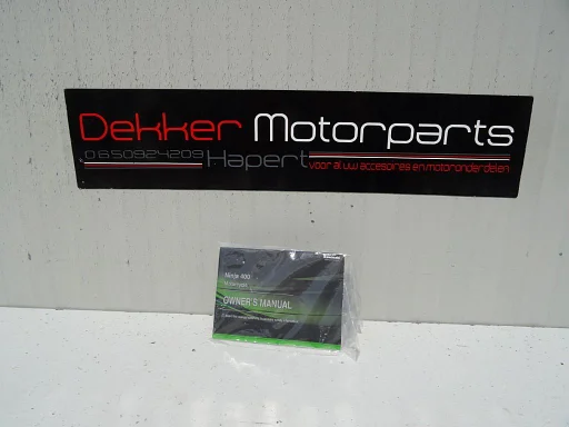 Instructie boek / Owners manual Kawasaki Ninja 400 2018 >