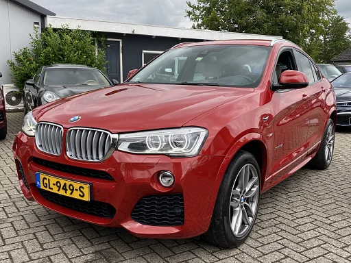 BMW X4 3.5D X-Drive M-Pakket 2014 Rood Dealerauto