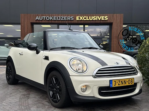 MINI Cooper Cabrio Mini 1.6 Chili capteurs de stationnement achter Mistlampen climatisation 16"L.M.