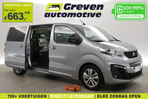 Peugeot Traveller e-Traveller 75 kWh Business Standard | Snelladen | SOH 99% | VIP Shuttle | 7 Zits | climatisation | Cruise | appareil photo | Carplay | 2xSchuifdeur | Navi
