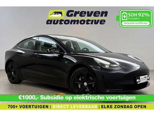 Tesla Model 3 60 kWh BEV Black Edition | VERWACHT!! | Snelladen | SOH 92% | appareil photo | Pano | Memory | Adap. Cruise