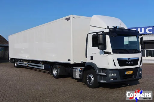 Heiwo TGM 15.290 Trekker + Heiwo city trailer geïsoleerd + klep 2500 kg