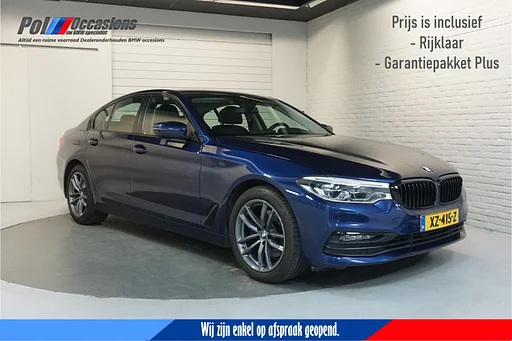BMW 520 5-serie 520i High Exe Comfortstoel | Dealerauto | carro de reboque | Leder