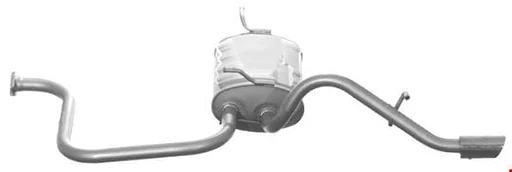 Uitlaat, Einddemper Daewoo Matiz