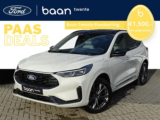 Ford Kuga 2.5 PHEV 243 PK Baan Twente Edition | Gratis auto da rimorchio | Pearlescent white | B&O Premium | Matrix LED | 19 inch wielen |