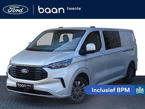 Ford Transit Custom 320 2.0 TDCI L2H1 Limited Dubbel Cabine 136 PK AUT. | 2x Schuifdeur | Groot scherm | Apple Carplay | 17 inch | AGR stoel | Keyless|