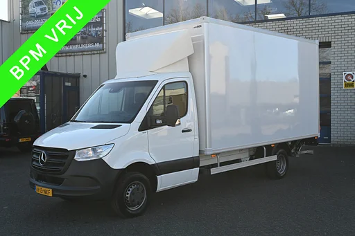 Mercedes-Benz Sprinter 514 CDI L3 Bakwagen met NIEUWE bak en klep Meubelbak met Dhollandia klep 1000 KG
