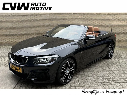 BMW 218 2-serie Cabrio 218i High Executive M-package | Leder | appareil photo | navigatie | Apple CarPlay / Android Auto | 18 inch LMV | sièges sport | Sportstuur | LED | DAB | Windscherm | sièges chauffants | totalement onderhouden | original NL-auto avec NAP!