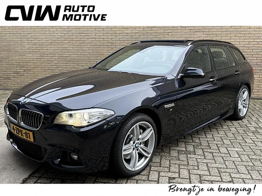 BMW 525 5-serie 525xd M-Sport High Executive | Toit Pano | Leder | xénon | Elektrische achterklep | navigatie | 19 inch LMV | Regensensor | PDC v+a | Keyless | sièges chauffants | totalement onderhouden!