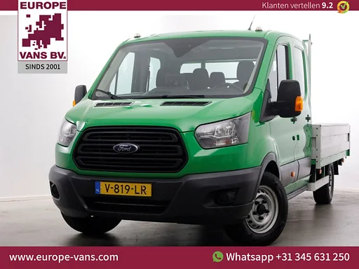 Ford Transit 350 2.0 TDCI 130pk E6 RWD D.C. Open Laadbak Trekhaak 2800kg 02-2018