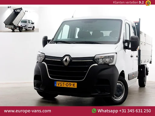 Renault Master T35 2.3 dCi 145pk L3 D.C. Kipper met hoge boorden 11-2022