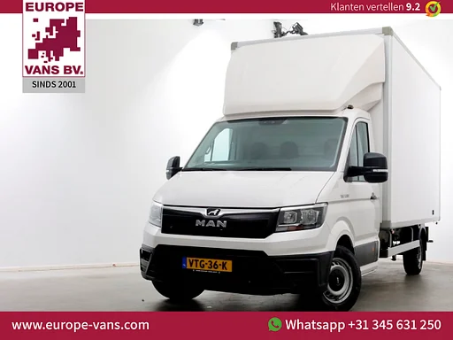 MAN TGE 3.180 2.0 177pk DSG-Automaat Bakwagen met achterdeuren 235cm Hoog 01-2023