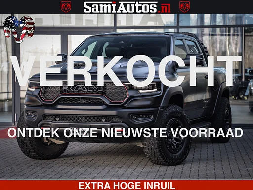 Dodge Ram 1500 TRX 6.2 4X4 | FULL PPF WRAP | HELLCAT | DIGI CLUSTER | RAMBAR | BEADLOCK WHEELS | PANORAMA | HEADUP | 360CAM | 12'' MULTIMEDIA | CARBON PACK | 3500KG | ZEER EXCLUSIEF