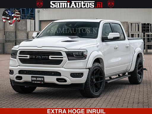 Dodge RAM V8 5.7 402PK | LARAMIE SPORT | Krachtige Hemi | Panorama Dak | 12' Scherm | LPG | Comfortabele Dubbele Cabine met Royale 5 Zitplaatsen | NIEUW EN BPM vrij | Nu Leverbaar uit Voorraad | Nr 2528 - 1276 |