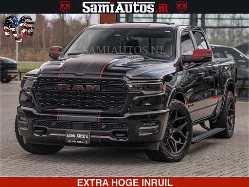 Dodge Ram Limited H.O 540HP 706Nm | Massage + Full Option | De Meest Luxe en Volle Pick-Up in zijn Klasse | Comfortabele Dubbele Cabine met Royale 5 Zitplaatsen | BPM vrij | Nu Leverbaar uit Voorraad | Voorraad Nr 2304 - 8540