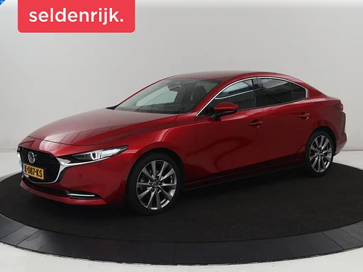 Mazda 3 2.0 e-SkyActiv-X M Hybrid 180 Luxury | Leder | Head-Up | sièges chauffants | attache remorque | Bose Sound | appareil photo | Carplay | Memory | Adaptive cruise | navigatie | Full LED | Stuurverwarming | Keyless
