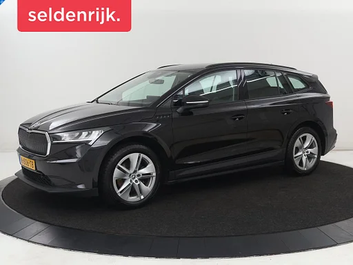 Skoda Enyaq iV 60 | SOH 91,6% | attache remorque | Half leder | Carplay | navigatie | Full LED | 19'' | Régulateur de vitesse | Sfeerverlichting | Parkeerhulp | climatisation control