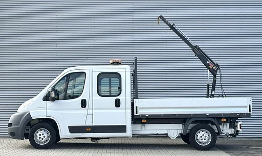 Fiat Ducato 33 2.3 HIAB CRANE DC Dubbele cabine met Kraan
