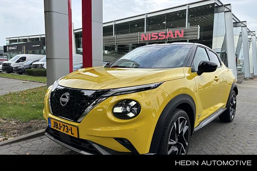 Nissan Juke 1.6 HYBRID 143 N-DESIGN AUTOMAAT | Cold Pack, Nav., 19", Cruise ctrl, Climate ctrl, Achteruitrijcamera, Keyless entry